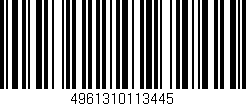 Código de barras (EAN, GTIN, SKU, ISBN): '4961310113445'