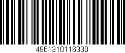 Código de barras (EAN, GTIN, SKU, ISBN): '4961310116330'