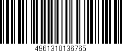 Código de barras (EAN, GTIN, SKU, ISBN): '4961310136765'