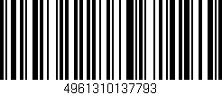 Código de barras (EAN, GTIN, SKU, ISBN): '4961310137793'