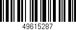 Código de barras (EAN, GTIN, SKU, ISBN): '49615287'