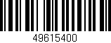Código de barras (EAN, GTIN, SKU, ISBN): '49615400'