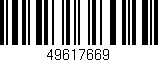 Código de barras (EAN, GTIN, SKU, ISBN): '49617669'