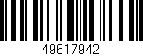 Código de barras (EAN, GTIN, SKU, ISBN): '49617942'