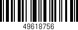 Código de barras (EAN, GTIN, SKU, ISBN): '49618756'