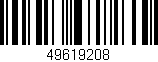 Código de barras (EAN, GTIN, SKU, ISBN): '49619208'