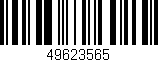 Código de barras (EAN, GTIN, SKU, ISBN): '49623565'