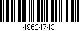 Código de barras (EAN, GTIN, SKU, ISBN): '49624743'
