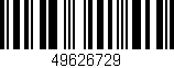 Código de barras (EAN, GTIN, SKU, ISBN): '49626729'