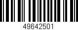 Código de barras (EAN, GTIN, SKU, ISBN): '49642501'