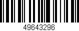 Código de barras (EAN, GTIN, SKU, ISBN): '49643296'