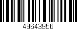 Código de barras (EAN, GTIN, SKU, ISBN): '49643956'