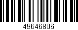 Código de barras (EAN, GTIN, SKU, ISBN): '49646806'