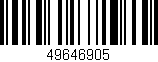 Código de barras (EAN, GTIN, SKU, ISBN): '49646905'
