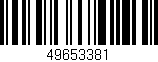 Código de barras (EAN, GTIN, SKU, ISBN): '49653381'