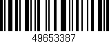 Código de barras (EAN, GTIN, SKU, ISBN): '49653387'