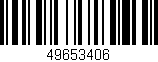 Código de barras (EAN, GTIN, SKU, ISBN): '49653406'