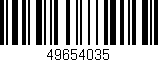Código de barras (EAN, GTIN, SKU, ISBN): '49654035'