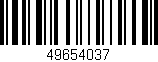 Código de barras (EAN, GTIN, SKU, ISBN): '49654037'