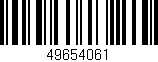 Código de barras (EAN, GTIN, SKU, ISBN): '49654061'