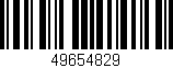 Código de barras (EAN, GTIN, SKU, ISBN): '49654829'