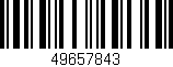 Código de barras (EAN, GTIN, SKU, ISBN): '49657843'