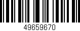 Código de barras (EAN, GTIN, SKU, ISBN): '49659670'