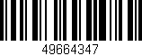 Código de barras (EAN, GTIN, SKU, ISBN): '49664347'
