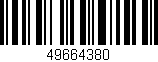 Código de barras (EAN, GTIN, SKU, ISBN): '49664380'