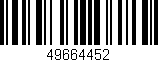 Código de barras (EAN, GTIN, SKU, ISBN): '49664452'