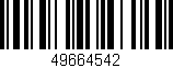 Código de barras (EAN, GTIN, SKU, ISBN): '49664542'