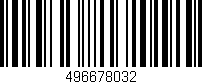Código de barras (EAN, GTIN, SKU, ISBN): '496678032'