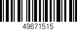Código de barras (EAN, GTIN, SKU, ISBN): '49671515'