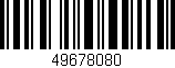 Código de barras (EAN, GTIN, SKU, ISBN): '49678080'