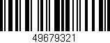 Código de barras (EAN, GTIN, SKU, ISBN): '49679321'