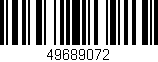 Código de barras (EAN, GTIN, SKU, ISBN): '49689072'