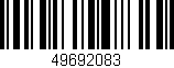 Código de barras (EAN, GTIN, SKU, ISBN): '49692083'