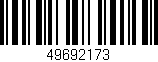 Código de barras (EAN, GTIN, SKU, ISBN): '49692173'