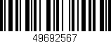 Código de barras (EAN, GTIN, SKU, ISBN): '49692567'