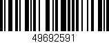 Código de barras (EAN, GTIN, SKU, ISBN): '49692591'