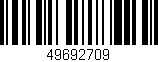 Código de barras (EAN, GTIN, SKU, ISBN): '49692709'