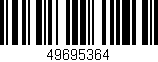 Código de barras (EAN, GTIN, SKU, ISBN): '49695364'