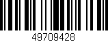 Código de barras (EAN, GTIN, SKU, ISBN): '49709428'