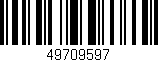 Código de barras (EAN, GTIN, SKU, ISBN): '49709597'