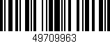 Código de barras (EAN, GTIN, SKU, ISBN): '49709963'