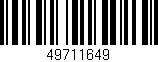 Código de barras (EAN, GTIN, SKU, ISBN): '49711649'