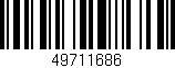 Código de barras (EAN, GTIN, SKU, ISBN): '49711686'