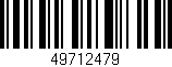 Código de barras (EAN, GTIN, SKU, ISBN): '49712479'