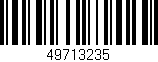Código de barras (EAN, GTIN, SKU, ISBN): '49713235'