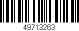 Código de barras (EAN, GTIN, SKU, ISBN): '49713263'